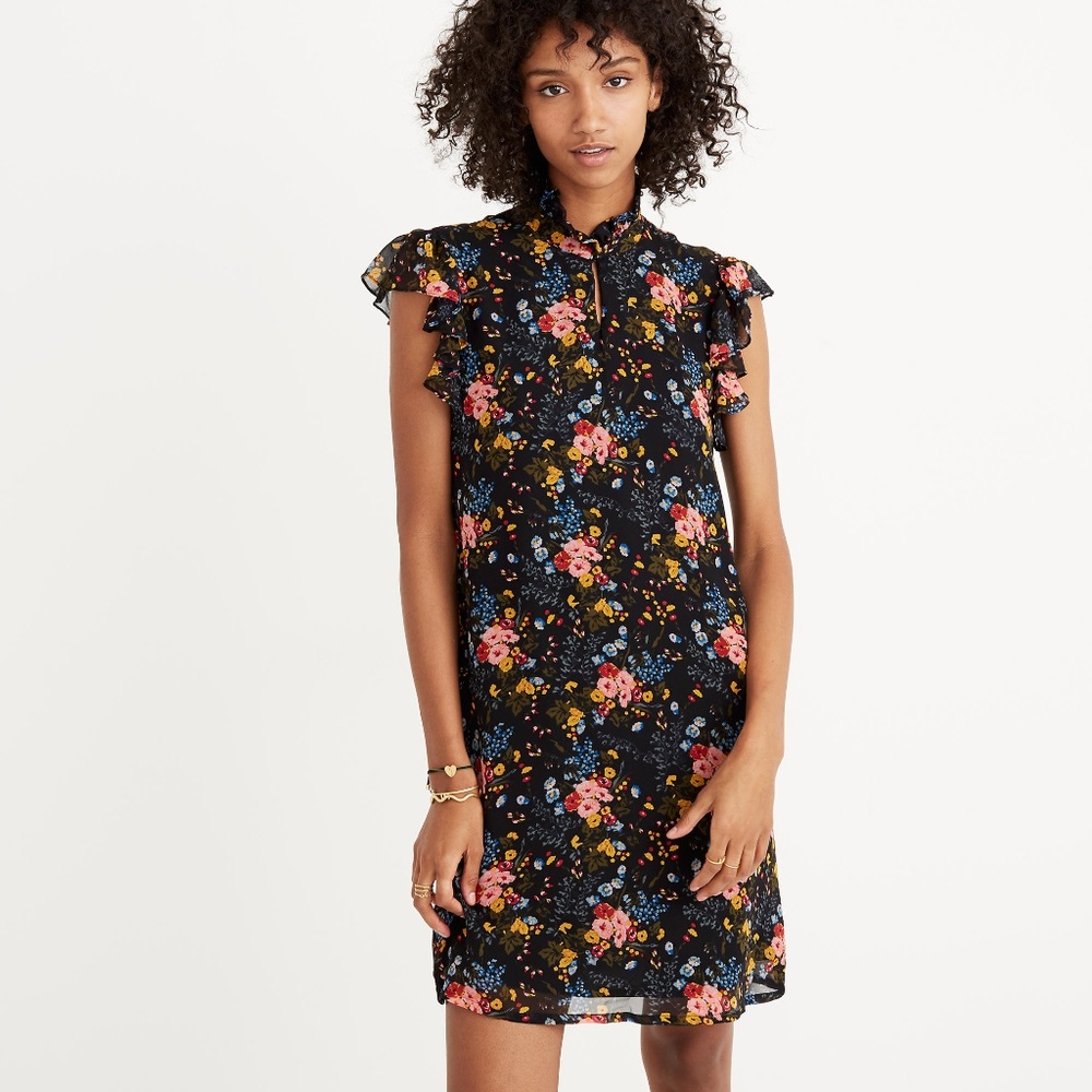 Madewell x No. 6 Silk Beacon Dress in Floral 8